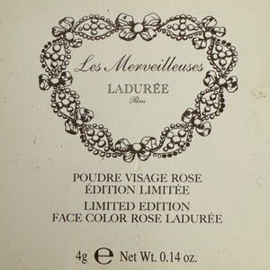 Ladurée Limited Edition Face Color Rose